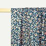 COUPON 60cm - Blauwe dierenprint - viscose