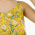 COUPON 120cm - Summer Flowers dooiergeel - viscose_6